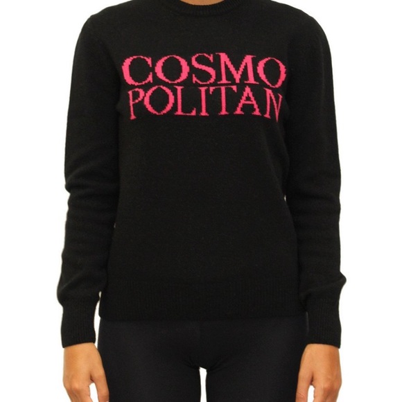 fuzzi Sweaters - NWT black and pink sweater by Fuzzi